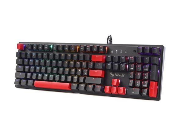 Механічна ігрова клавіатура Bloody S525N (Fire Black), чорна | Зображення 1