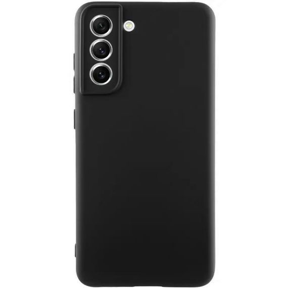 Чохол TPU GETMAN Liquid Silk Full Camera для Samsung Galaxy S22 Чорний / Black