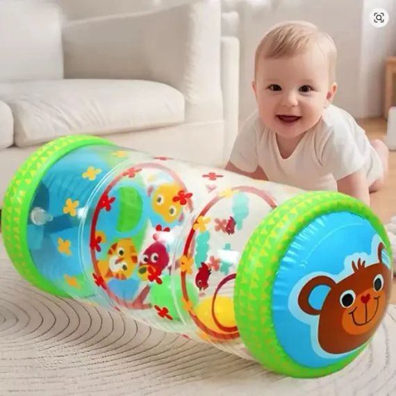 Надувний барабан для повзання малюків, 45×20×20 см | Зображення 1