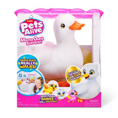 Интерактивная игрушка Pets &amp; Robo Alive Pets Alive S1 – Мама уточка с сюрпризом (9548)