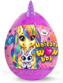 Набор для творчества в яйце "Unicorn WOW Box" UWB-01-01U для девочек Фиолетовый