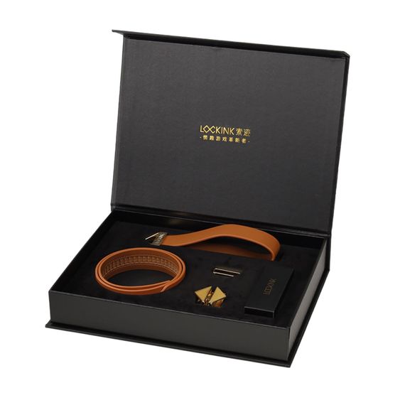 Нашийник з повідцем LOCKINK Tied Collar with Leash Set Коричневий One Size | Зображення 6