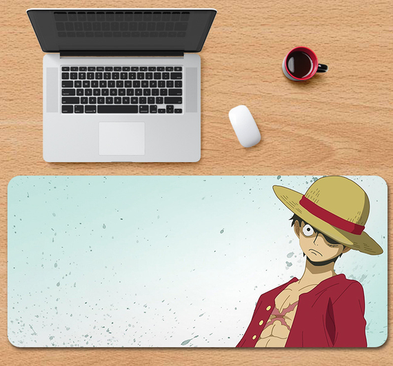 Ігрова поверхня для мишки з Аніме принтом "Ван Піс / One piece" Монкі Д. Луффі 800*300*3 мм 0121