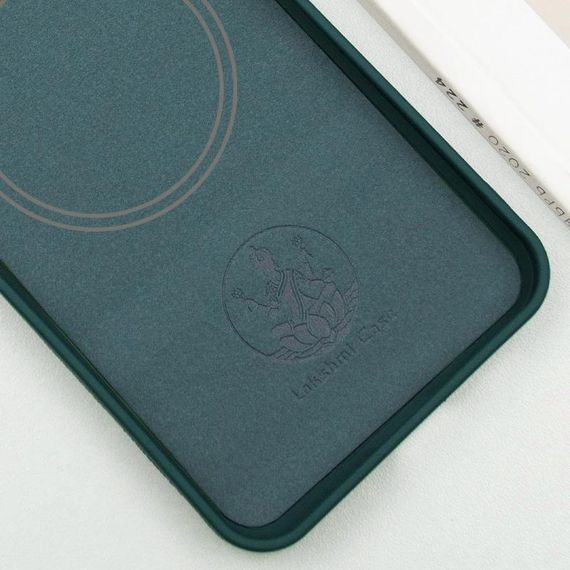Чохол Silicone Cover Lakshmi (AA) with Magnetic Fit для Google Pixel 10 / 10 Pro Зелений / Dark green | Зображення 1