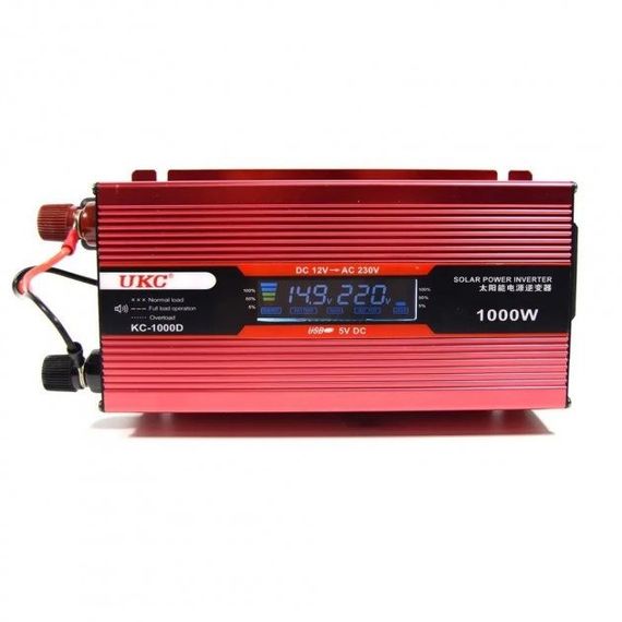 Перетворювач напруги з LCD дисплеєм XPRO KC-1000D 1000W 12V (43253-1000D_1071) | Зображення 8