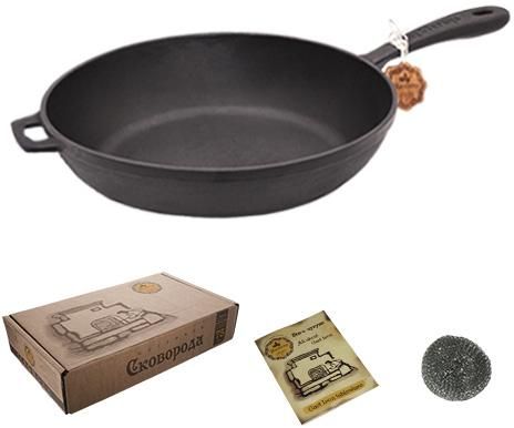 Сковорода чавунна "Наша Майстерня" Ø24см з литою ручкою | Зображення 1