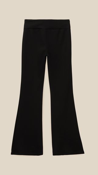 Штани кльош однотонні жіночі LAWA WBC02502 M Чорний shop (2000999478062) | Зображення 4