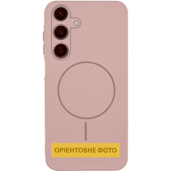 Чохол Silicone Cover Lakshmi Full Camera (AA) with Magnetic Fit для Samsung Galaxy A07 Рожевий / Pink Sand