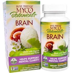 Комплекс для профілактики роботи головного мозку Fungi Perfecti MycoBotanicals Brain 60 Veg Caps FPI-03862