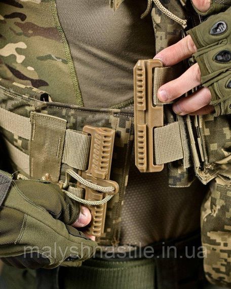 Плитоноска 4 точки сброса Attack PREMIUM   пиксель ДЛ6501 | Зображення 5