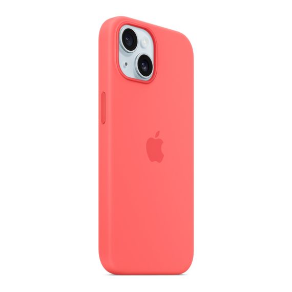 Чохол до мобільного телефона Apple iPhone 15 Silicone Case with MagSafe Guava (MT0V3ZM/A) | Зображення 5