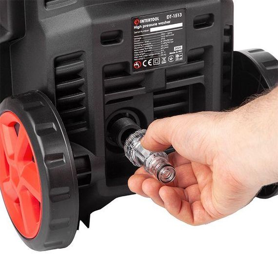 Мийка високого тиску, 1,4 кВт, 80-110 бар, 6,5 л/хв, шланг 5 м INTERTOOL DT-1513 | Зображення 6