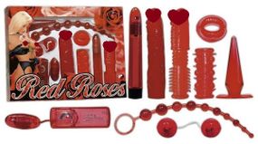 Набор игрушек для взрослых RED ROSES sexstyle