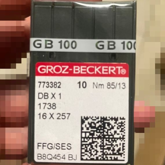 Иглы для промышленных швейных машин Groz-Beckert DBx1, FFG/SES, №85/13 | Зображення 1