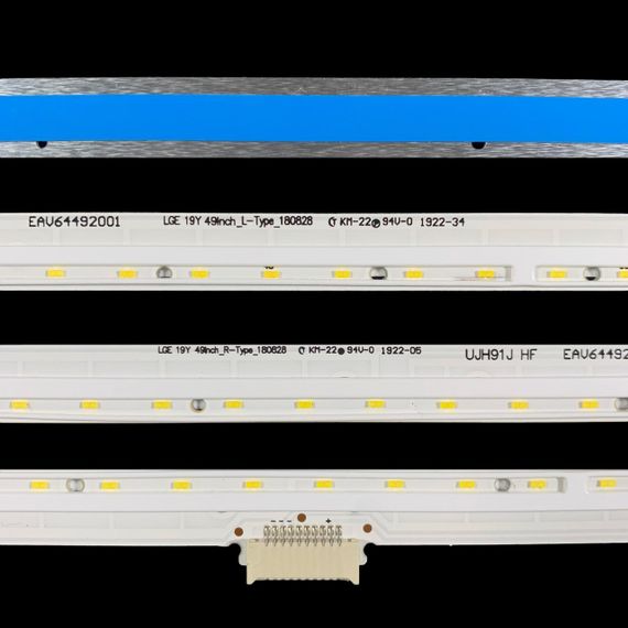 LED підсвітка LG TV 49" LGE 19Y 49inch_L-Type_180828 LGE 19Y 49inch_R-Type_180828 2шт. | Зображення 1