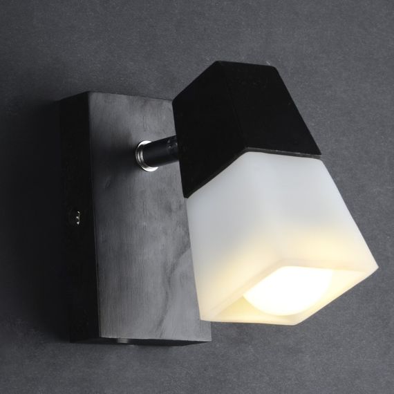 Светильник настенный накладной спот деревянный HTL-155/1 E14 | Зображення 3