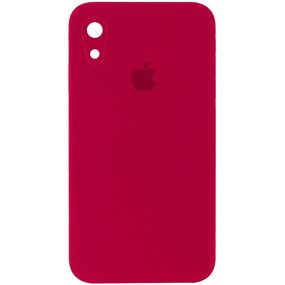 Чехол Silicone Case Square Full Camera Protective (AA) для Apple iPhone XR (6.1")