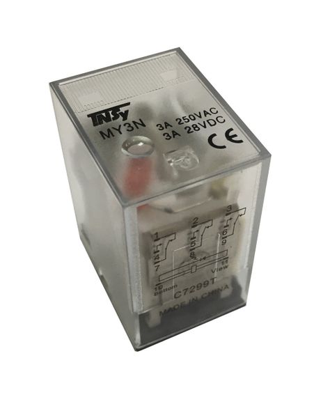 Реле проміжне РП24-MY4 3А 24АС LED 4p Ny95505031