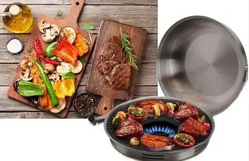 Сковорода гриль-газ Benson BN-803 з антипригарним покриттям | Зображення 1