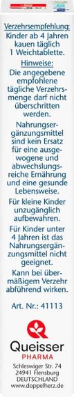 Детские жевательные витамины "Doppelherz Omega-3 + D3", вкус фруктовый, от 4 лет, 27 шт., Германия | Зображення 3