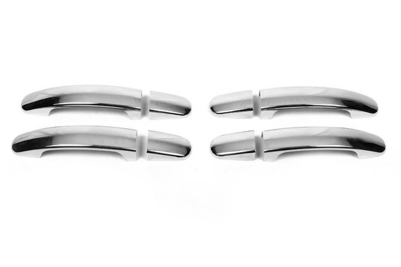 Накладки на ручки Carmos (нерж) 4 ручки для Ford Custom 2013-2022 гг