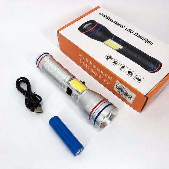 Ліхтар PLD-231 WHITE LASER LED PM10-TG+COB(white+red), 1х26650, Ліхтарик police оригінал, Ліхтарик поліс | Зображення 8