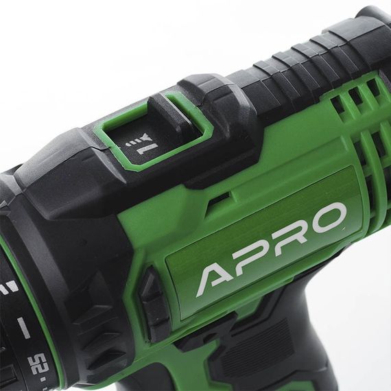 Дриль-шурупокрут, швидкознімання APRO 20 В, 2 А, 20DC, 2 АКБ, ЗП, кейс 8950311 | Зображення 3