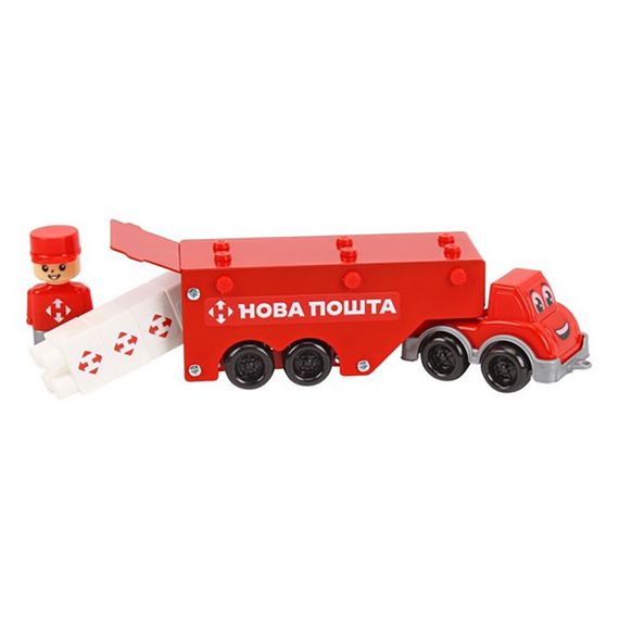 Дитячий металевий конструктор "Нова Пошта" 1416TXK, 135 деталей | Зображення 4