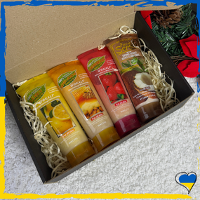 Подарунковий набір Скрабів для обличчя Wokali Smoothing Moisturizing 4в1