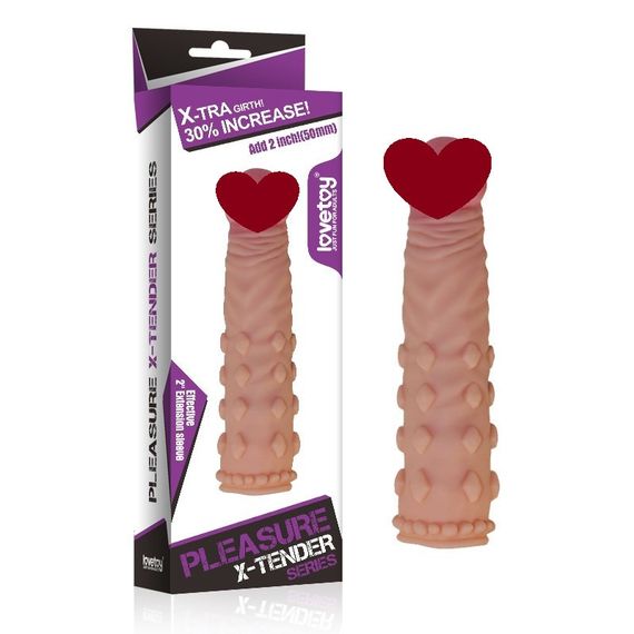 Насадка для увеличения пениса X-TRA PLEASURE Sex Aura