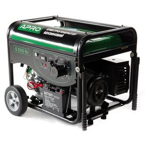 Генератор бензиновый 4-х тактный 5.0/5.5 кВт (электро запуск) APRO