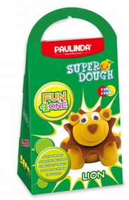 Масса для лепки Paulinda Super Dough Fun4one Лев (подвижные глаза) PL-1542 (PL-1542)