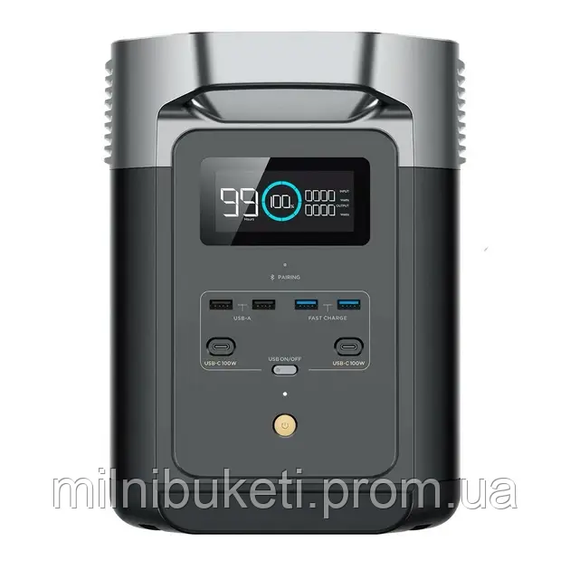 Портативна зарядна станція ECOFLOW DELTA 2 (1800 Вт) ZMR330-US | Зображення 1