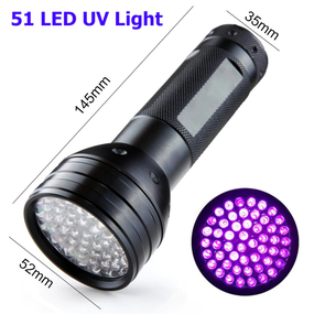 Фонарь ультрафиолетовый SV 51 UV LED Черный (sv1861)