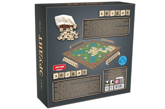 Настільна гра Ерудит 2 в 1 з дерев'яними плашками, Artos Games | Зображення 6
