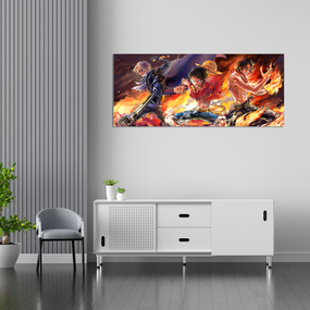 Плакат-постер з принтом Кавун One Piece Ван-Піс Luffy Луффі Portgas D. Ace Портгас Д. Ейс Sanji Санджі А0 ПЛ000703(А0)