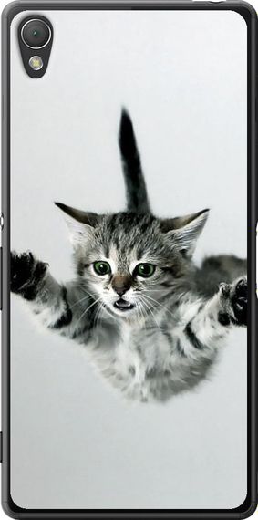 Чехол на Sony Xperia Z3 D6603 Летящий котёнок "2322u-58-17620"