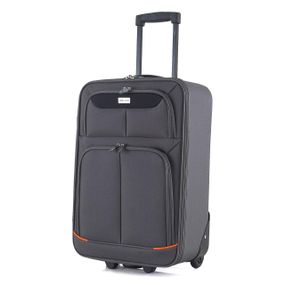 Валіза Semi Line 20" (S) Grey/Orange Lines (T5754-1)