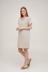Сукня SoundSleep Linen лляна коротка S натуральна (653590753957)