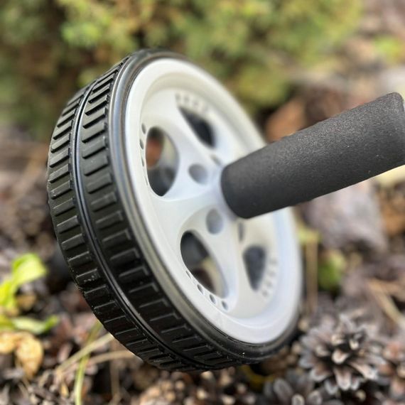 Колесо для преса Паверплей PP-4345 Exercise Wheel (d16.5cm.) Сіре | Зображення 3