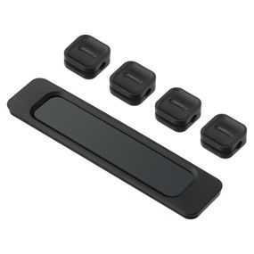 Держатель органайзер Primo TKM4 для USB кабелей магнитный - Black