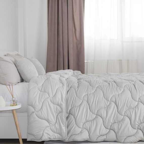 Ковдра євро ТЕП VELOUR 1-04872_34485 200х210 см світло-сіра | Зображення 3
