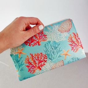 Косметичка женская Кораллы 20х12 см (K_21M026)