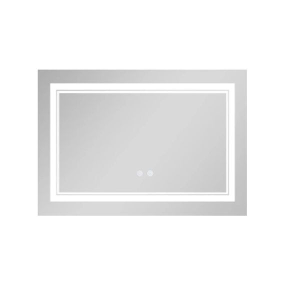 Зеркало Qtap Cardinal (CA1) 800х600 с LED-подсветкой Touch, с антизапотеванием, с диммером, рег. темп цвета (3000-6500K) | Зображення 3