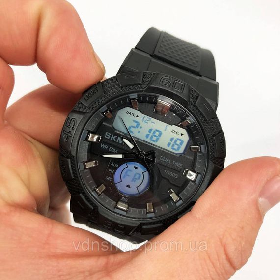 Водонепроницаемые наручные часы для военных спорта SKMEI, Мужские круглые спортивные часы SL-82 | Зображення 7