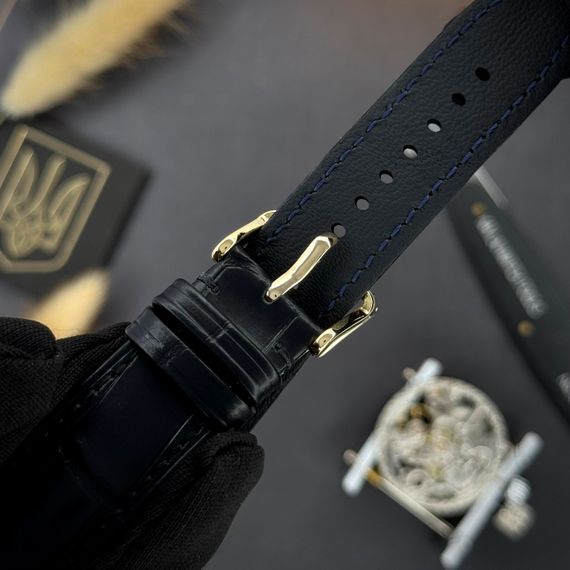 Класичний чоловічий годинник Awarder 022 Automatics Не Забуду Дім Gold-Black | Зображення 4