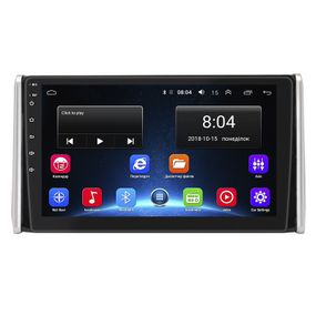 Штатная магнитола Lesko для Toyota RAV4 V (XA50) 2018-н.в. экран 10" 2/32Gb Wi-Fi GPS Base Тойота