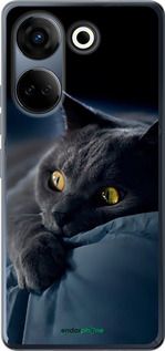 Чохол на Tecno Camon 20 Pro Димчастий кіт "825u-3100-2448"