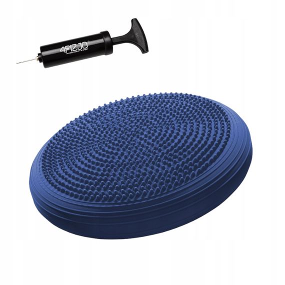 Балансувальна подушка-диск 4FIZJO MED+ 33 см (сенсомоторна) масажна Blue 4FJ0319 (P-5907739312655) | Зображення 1