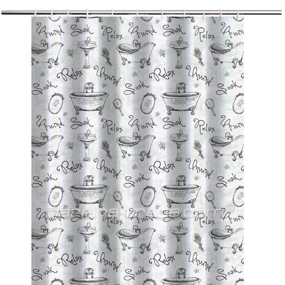 Шторка для ванной 180*180см XRQ-RP-438 Дариана